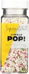 Jingle Pop! Natural Nonpareil Christmas Sprinkles by Supernatural, No Artificial Dyes, Soy Free, Gluten Free, Vegan, 3oz