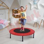 Toy Park Compact Mini Indoor/Outdoor Jumping Trampoline for Kids | Quiet and Safe Bounce (36 Inch)