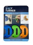 Bary Key Turner Triple Pack - Makes Keys Easier to Grip and Turn. Ideals for Arthritis, Parkinsons or MS - Gift - Weak Hands, Key Holder and Finder