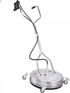 24' Inch High Pressure Washer Surface Cleaner Disc for Concrete Driveway Stainless Steel