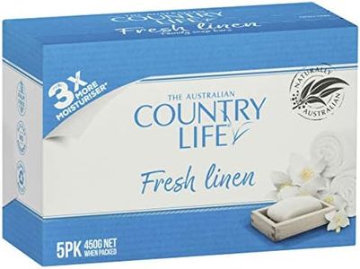 Country Life Fresh Linen Bar Soap 5 Pack