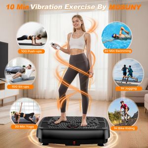 MOSUNY Vibration Plate Exercise Machine – 450lbs Capacity