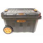Tactix Rolling Workshop, Mobile Mounting Box, Modular Tool Box, 1 Piece, Black/Orange, 320310