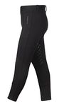 LeMieux Junior Pro Jodhpurs for Girls & Young Riders - Equestrian Riding Tights - Full Seat Youth Horseback Riding Gear (Black / 9-10 Years)