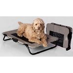 Pet Gear Lifestyle Pet Cot Elevated Bed, Premium Tear Resistant Cooling Mesh, Indoor & Outdoor, Lightweight & Portable, 3 Models, 2 Colors, New Harbor Grey, PG6230HGAU