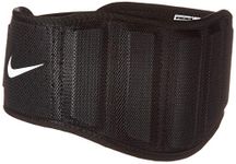 Nike STRUCTURED TRAINING BELT 3.0 S BLACK/BLACK/WHITE
