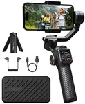 hohem iSteady M6 Gimbal Stabilizer for Smartphone, 2023 Upgrade 3-Axis Phone Gimbal for iPhone 14 Pro Max & Android, 360°Infinite Rotation, OLED Display for Video Recording