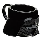 Zak! Designs Sculpted Ceramic Mug in Shape of Classic Darth Vader Helmet, BPA-free, Star Wars Collectible