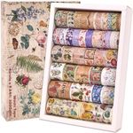 42 Rolls Vintage Washi Tape Set, Fl