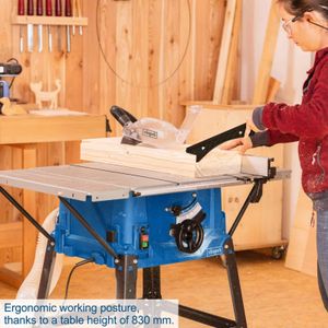 Scheppach HS100S Table Saw – 2000W Powerful Wood Cutting Machine