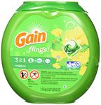 Gain flings! Original Detergent Pacs, 72 ct, 62 oz by GAIN