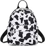 Cow Print Mini Backpack Women Girls, Small Backpack Purse for Adults Teens Kids School Travel