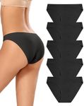 VOENXE Women Bikini Underwear,Seaml