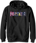 FORTNITE Kids' Spring Character Fill Youth Pullover Hoodie, Black, Medium