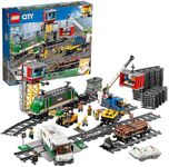 LEGO City Cargo Train Toy with Moto