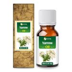 Yarrow Essential Oil 100% & Natural - Undiluted Uncut Cold Pressed Aromatherapy Premium Oil - Therapeutic Grade - 30 ML