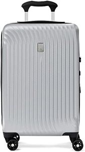 Travelpro Maxlite Air Hardside Expandable Luggage, 8 Spinner Wheels, Lightweight Hard Shell Polycarbonate, Metallic Silver, Compact Carry-On 20-Inch, Maxlite Air Hardside Expandable Luggage, 8 Spinner