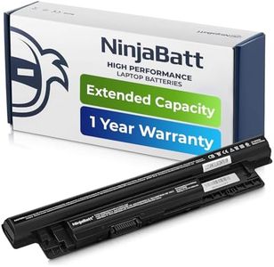 NinjaBatt XCMRD MR90Y Battery for Dell Inspiron 15 3000 Series 3521 3537 3541 3542 3543 3531 17 3721 3737 17R-5737 15R 5537 5521 14 3421 5421 Latitude 3540 3440 FW1MN - High Performance [6 Cells/49Wh]