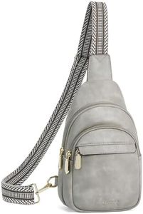 BOSTANTEN Small Sling Bag for Women - Leather Crossbody Fanny Pack Chest Bag for Travel