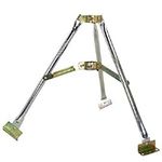 Perfect Vision 3' High Tripod Mount for Satellite Dish - Includes 2" & 1 5/8" OD Mast Pole (PVTP3U)