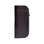 HAISH Spectacle/Glasses Case - Genuine Leather, Magnetic Closure for Secure Protection, Soft Inner Lining to Prevent Scratches, Premium Unisex Design Keeps Glasses Safe (SC-Mauve Purple)