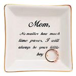 HOME SMILE Mom Gifts from Son Ring Trinket Dish-Mom,No Matter How Much Times Pass,I Will Always Be Your Little Boy