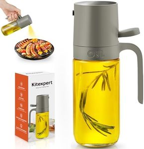 Kitexpert Olive Oil Sprayer for Cooking - Versatile Olive Oil Spray Bottle for Cooking - 250ml/8.3oz Oil Spritzer for Air Fryer, Salad, Grilling, Roasting, Baking Essentials
