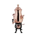 Coffee Urn 50 Cup Hammered Copper - 11" Dia x 23 1/2 H