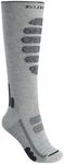 Burton Womens Performance + Midweight Sock, True Black, MediumLarge