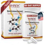 Shrink Spermidine Supplements High Strength for Men & Women – 120 Vegan Caps 100% Natural Polyamine for Anti-Aging Support, Overall Wellness – Non-GMO, USA Made – with High Spermidine, Zinc & Thiamin