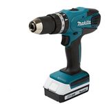 Makita Cordless 18 V Combi Drill Set with Battery, Charger and Case