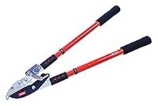 Amtech U2880 Telescopic Ratchet Anvil Heavy Duty Lopper, Tree and Branch Cutters, Can be Extended Over 31.5" Red, Black