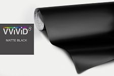 Matte Deep Black 3ft x 5ft Car Wrap