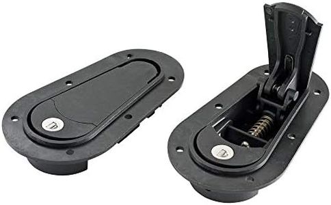 AeroCatch 125-2100 Below Panel Flush Locking Hood Latch and Pin Kit - Black
