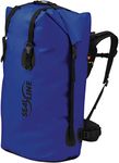 SealLine Black Canyon Waterproof Dry Pack with Waist Belt Support, Blue, 115-Liter