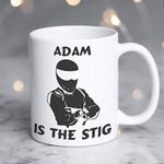 Top Gear Stig Mug Personalised Top Gear Stig Mugs Thoughtful Gifts for Men Boys or any Car or Driving fan Birthday Christmas Fathers Day Presents Gifts