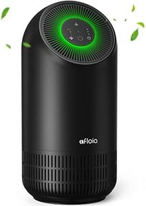Afloia Air Purifier for Pets, Air Purifiers for Home Large Room Up to 880 Ft², Efficient Filter Air Cleaner for Home Remove 99.99% Pets Hair Odor Dust Smoke Mold Pollen, Fillo Black