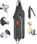 CATPICK 2-in-1 Dog Nail Grinder & Dog Nail Clippers Trimmers for Large Medium Small Dogs Cats Pets Claw Trimmer Quick Sensor and Safety Guard USB Rechargeable with 2 LED Lights Dogs Nail Trimmer