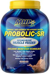 Maximum Human Performance Probolic-sr, Chocolate, 24g Sustained Release Protein Blend, Whey, Soy and Casein, 4lbs, 52 Servings, Chocolate