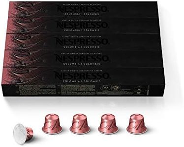 Nespresso Capsules OriginalLine, Colombia Master Origin, Medium Roast Coffee, 50 Count Coffee Pods, Brews 1.35 Ounce (ORIGINAL LINE ONLY)