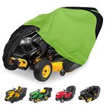 Riding Lawn Mower Cover with Bagger Attachment,Waterproof Heavy Duty Fits Up to 54”Mower Decks,600D Polyester Oxford UV and Water Resistant,Windproof Buckle Strapping Designed