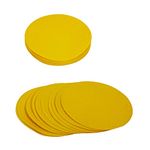 GISCO Spot Markers 9 Inch Non Slip Rubber Agility Markers Flat Field Cones Floor Dots for Soccer Basketball Sports Speed Agility Training and Drills | Pack of 10 (Yellow)