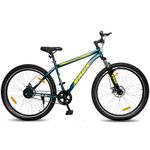 Vaux Falcon Cycle for Men 29 inch with Front Suspension, Disc Brake Cycle for Age Group 15+ Years, Single Speed MTB Cycle with Hi-Ten Steel Frame, Double Alloy Rims & 29x2.40 Nylon Tyres(Blue)