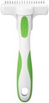 Andis Deshedding Tool - Dog Deshedding Brush - Effectively Removes Undercoat - Deshedding Brush for Dogs & Cats - Helps Strip Coat to Reduce Shedding - Rubber Grip Handle