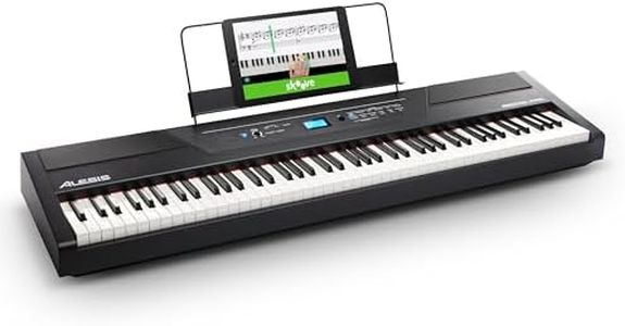 Alesis Recital Pro - Digital Piano Keyboard with 88 Weighted Hammer Action Keys, 12 Premium Voices and Built-In Speakers