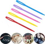 HIMMU'S FASHION HUB Special Colorful Large Eye Plastic Sewing Needles, 2.75 Inch Yarn Needles Plastic Weaving Needles Embroidery Needles Safety Lacing Needles Learning Needles for DIY Sewing Handmade Crafts (Pack of 10)