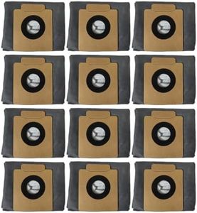 12 Pack Replacement Dust Bags compatible with Eufy X10 Pro and X8 Pro Robot Vacuum Bags for Eufy 2.6L Large Capacity Dust Bag for Home Office