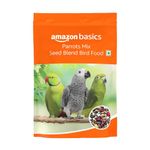 Amazon Basics Mix Seed Bird Food for Parrots, African Grey Parrot, Sun Conure, Macaw, Lovebird & Alexander | Bird Food for All Life Stages (1 kg)