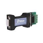 DTECH Port-Powered RS232 to RS485 Converter Adapter for Industrial Long Haul Serial Communication Supports 600W Anti-surge and 15KV Static Protection