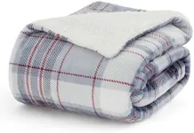 Bedsure Checkered Blanket Christmas Blankets for Indoor Decorations, for Men Thick Warm The Fleece Blanket for Winter, Plaid Holiday Sherpa Throw Blankets for Girls, Boys, 50"x60"